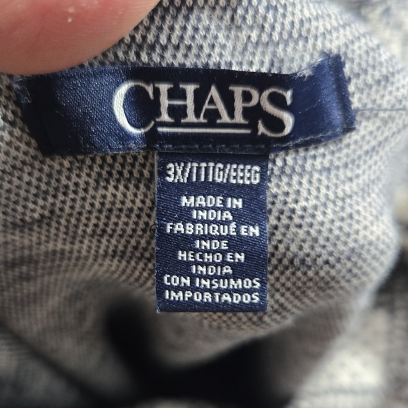 Women's Chaps Cowl Knit Sweater Sz 3x Navy Blue - Picture 2 of 7